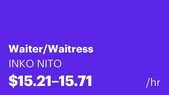 Waiter/Waitress