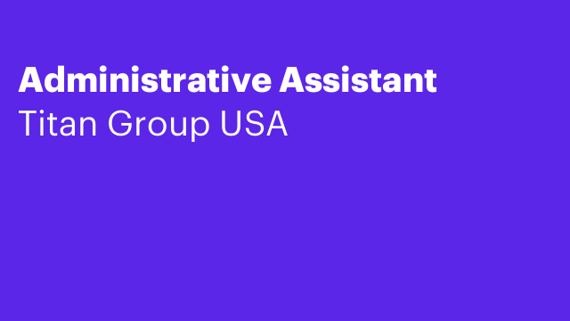 Administrative Assistant