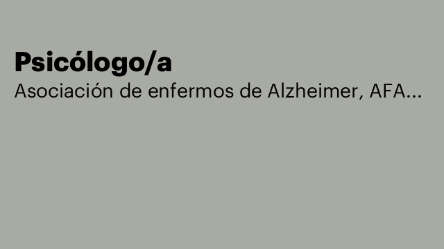 Psicólogo/a