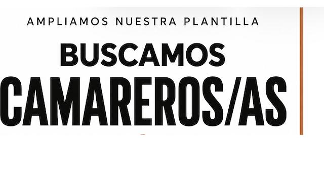 Camarero/a de Sala/Terraza