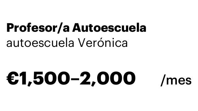 Profesor/a Autoescuela