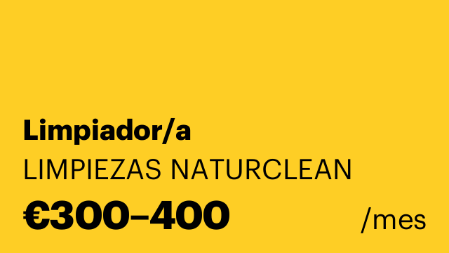Limpiador/a
