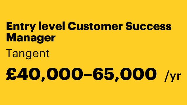 Entry level Customer Success Manager