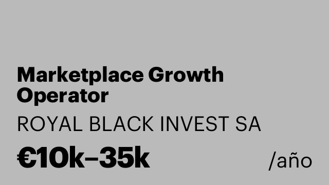 Marketplace Growth Operator