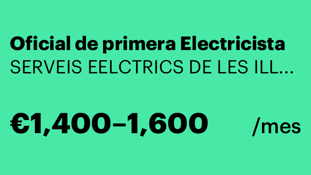 Oficial de primera Electricista