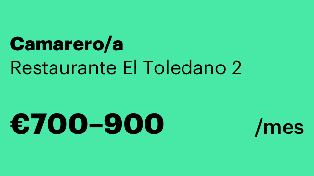 Camarero/a