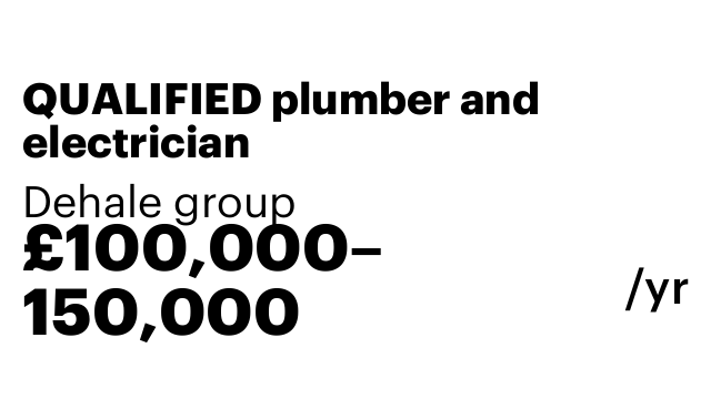 QUALIFIED plumber and electrician