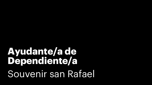 Ayudante/a de Dependiente/a