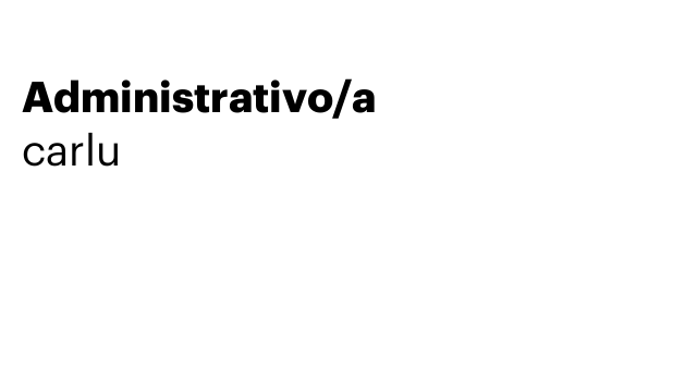Administrativo/a