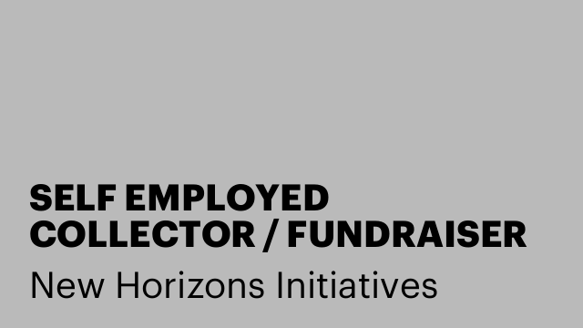 SELF EMPLOYED COLLECTOR / FUNDRAISER