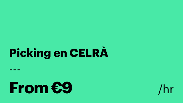 Picking en CELRÀ