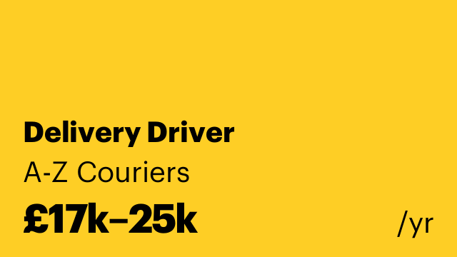 Delivery Driver