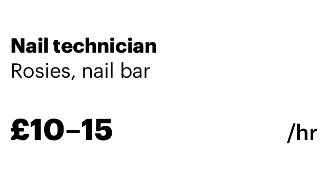 Nail technician