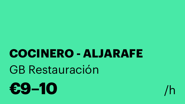 COCINERO - ALJARAFE