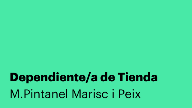 Dependiente/a de Tienda