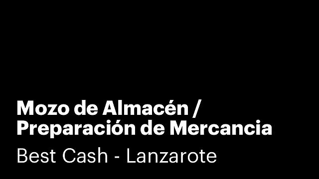 Mozo de Almacén / Preparación de Mercancia