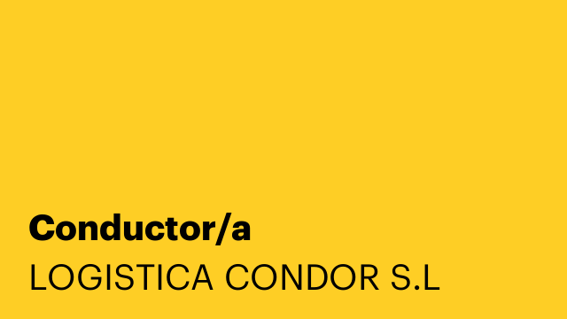Conductor/a