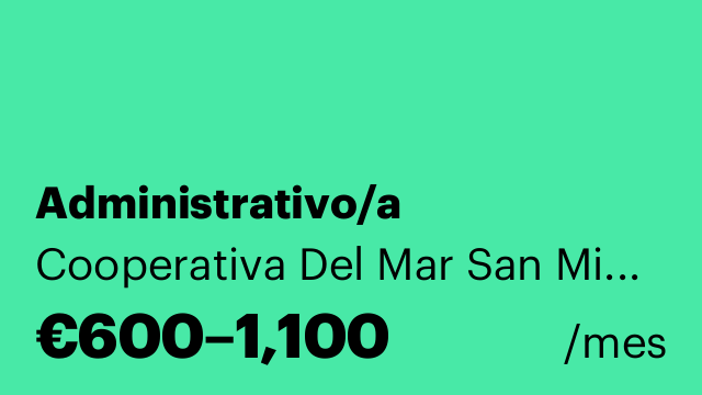 Administrativo/a