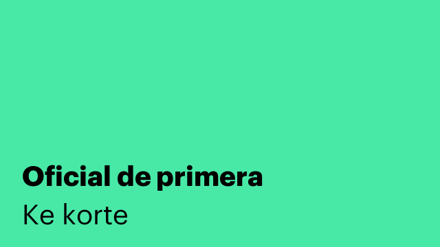 Oficial de primera