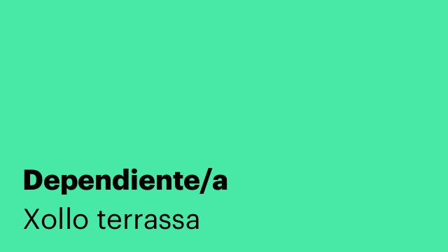 Dependiente/a