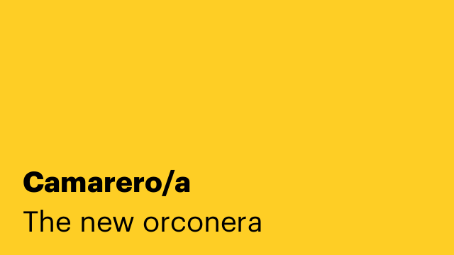 Camarero/a