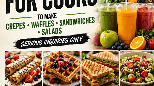 Cook at Juice Bar