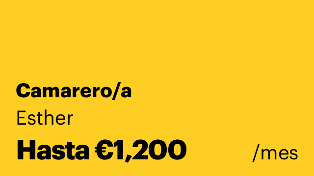 Camarero/a