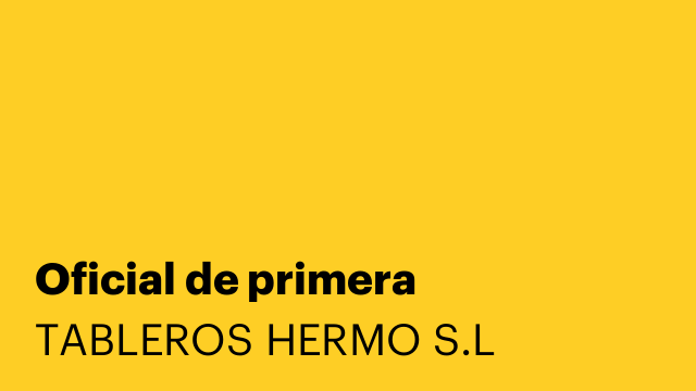 Oficial de primera