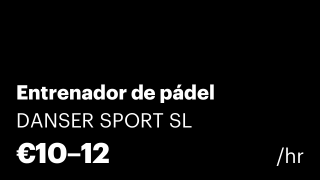 Entrenador de pádel