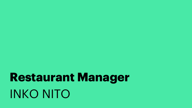 Restaurant Manager