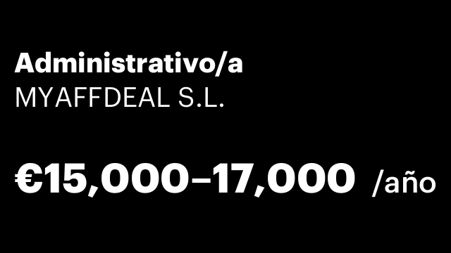 Administrativo/a