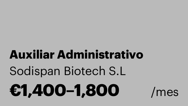 Auxiliar Administrativo