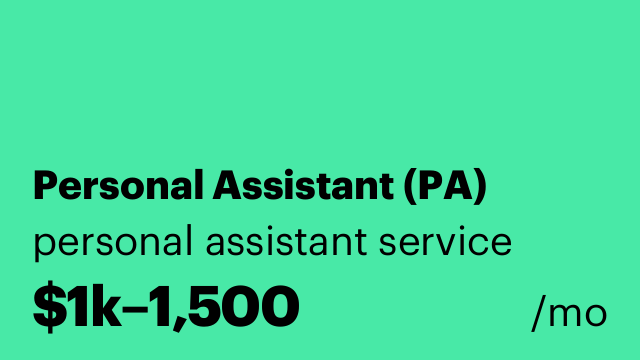 Personal Assistant (PA)
