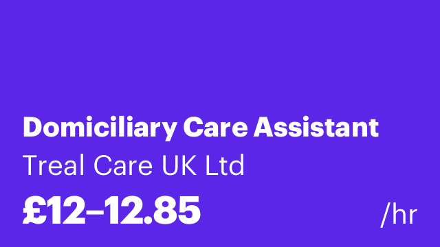 Domiciliary Care Assistant
