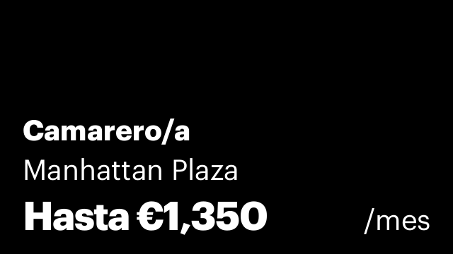 Camarero/a