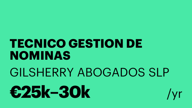 TECNICO GESTION DE NOMINAS