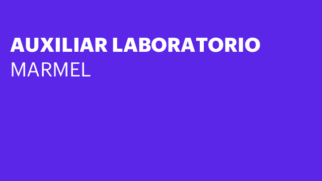 AUXILIAR LABORATORIO