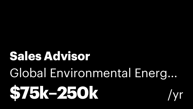 Sales Advisor