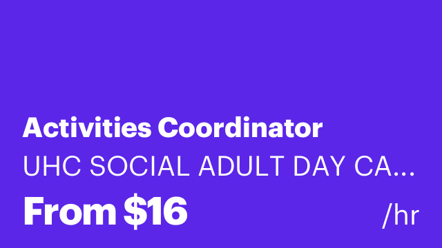 Activities Coordinator