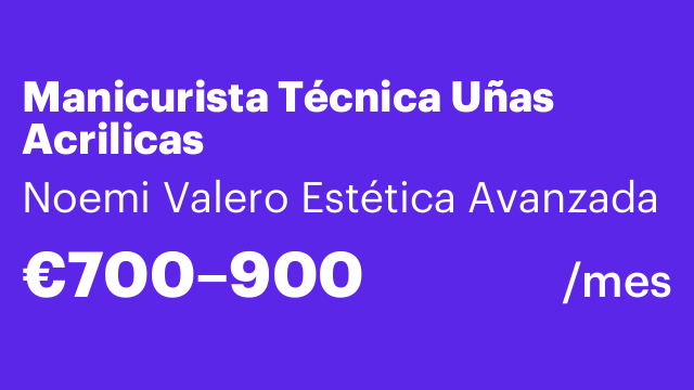 Manicurista Técnica Uñas Acrilicas