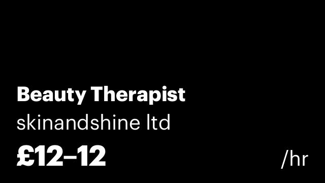 Beauty Therapist