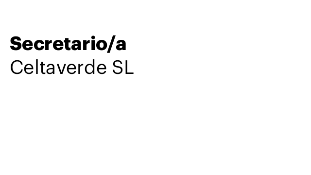 Secretario/a