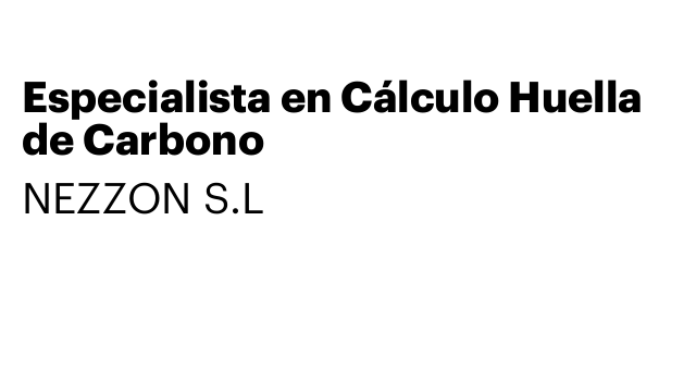 Especialista en Cálculo Huella de Carbono