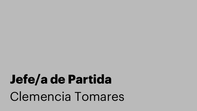 Jefe/a de Partida