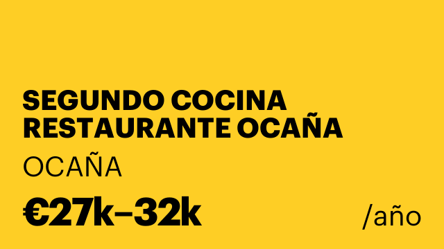 SEGUNDO COCINA RESTAURANTE OCAÑA