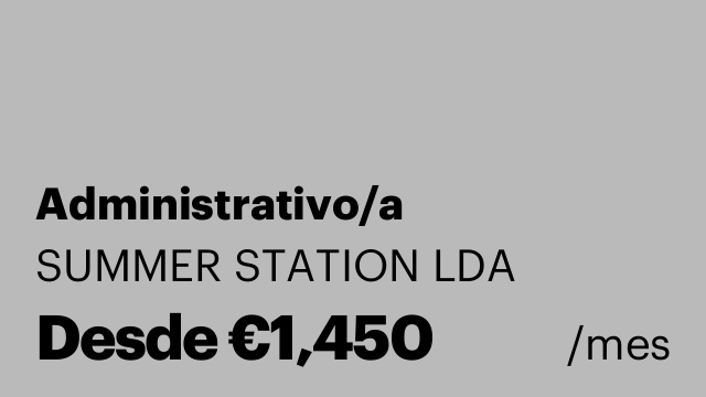 Administrativo/a