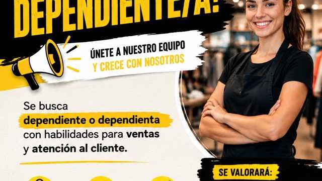 Dependiente/a de Tienda