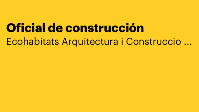 Oficial de construcción