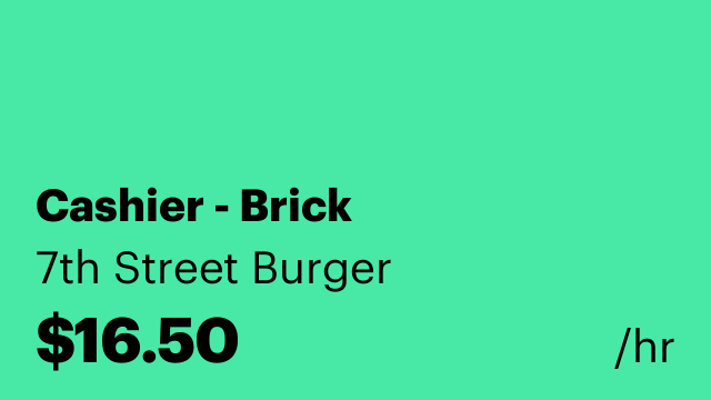 Cashier - Brick