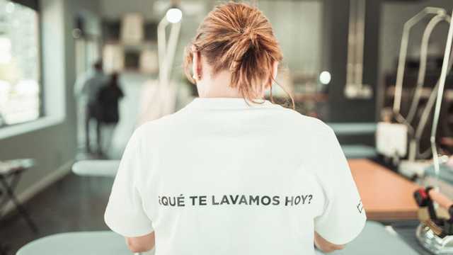 Repartidor lavandería